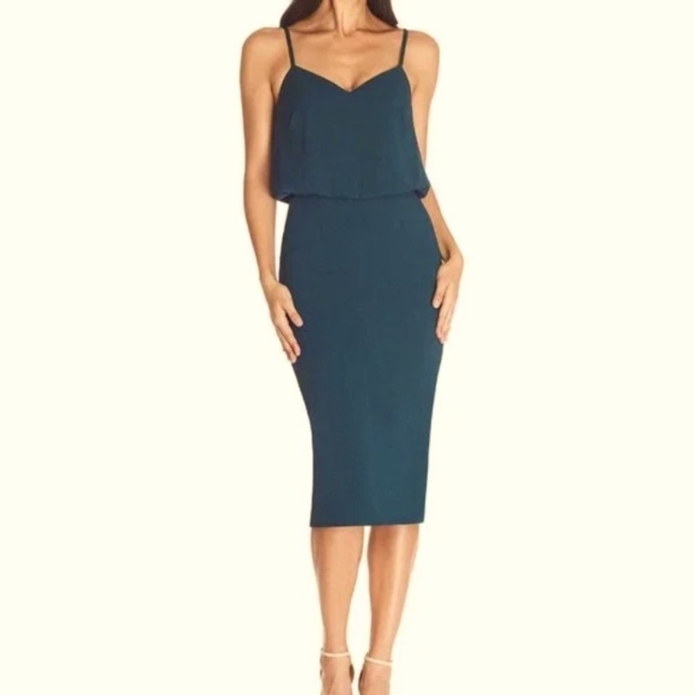 “DRESS THE POPULATION” Alondra Blouson Dress